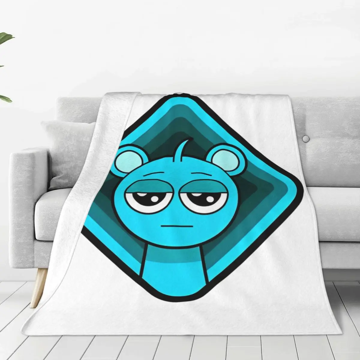 

Sprunki Incredibox супер теплое одеяло плюшевое одеяло для кемпинга новинка диван кресло фланелевое покрывало диван-кровать покрывало