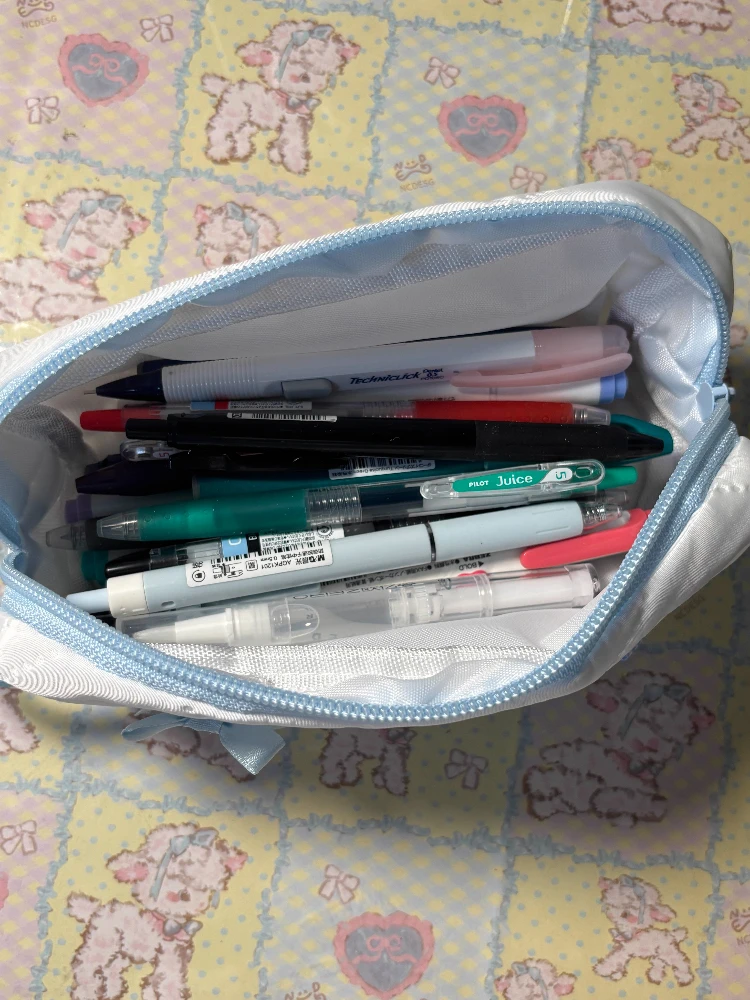 Pencil Case Cartoon Fashion Student Waterproof Pen Bag Korean School Boys Girls Stationery Storage Pen Box Gifts