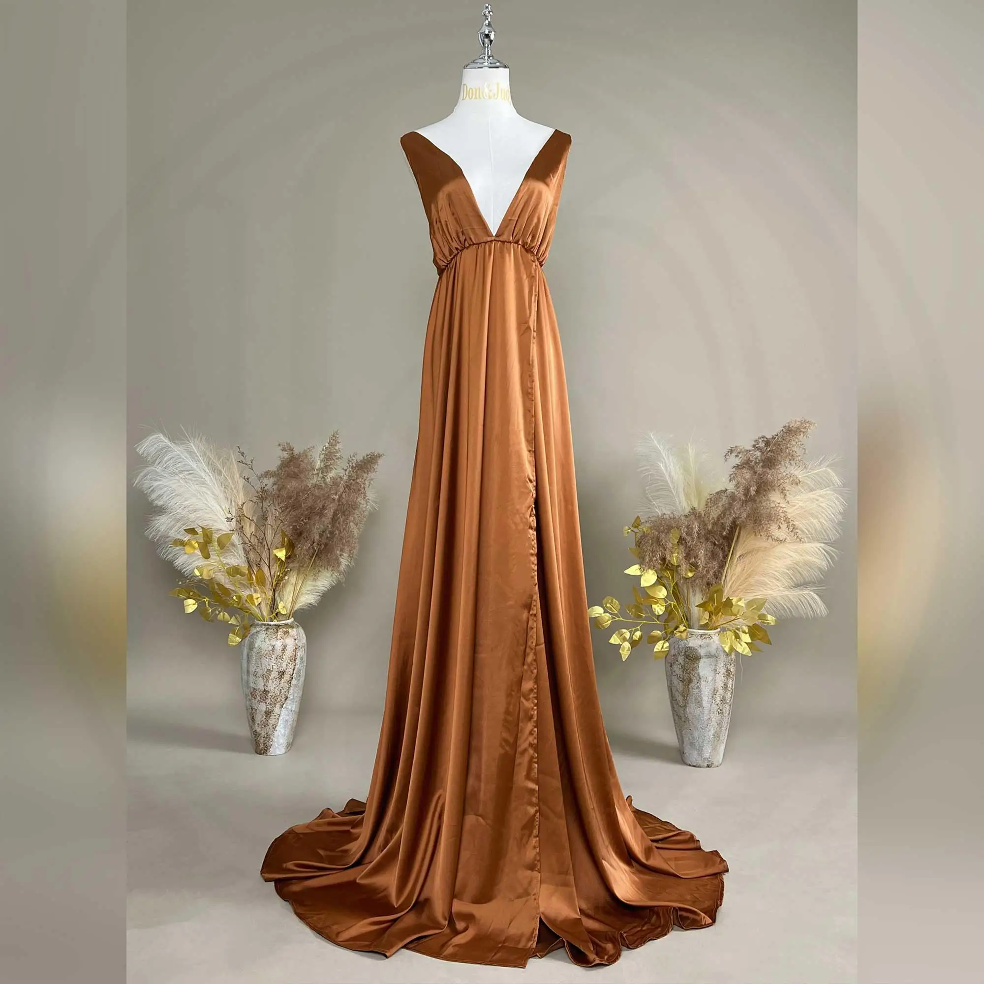 

Don&Judy Evening Party Dress For Woman V Neck Backless Spaghetti Strap Sexy Dresses For Lady Photography