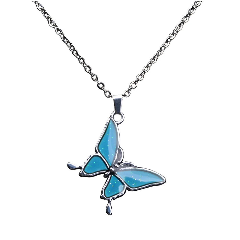 

Temperature Sense Necklace Elegant Women Pendant Chain Fashion Temperature Change Jewelry Gift Matching Dress Pants