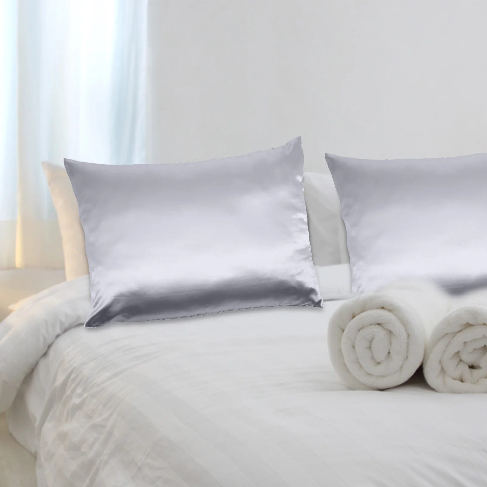 

2Pcs Decorative Pillow Covers Skinfriendly Polyester Pillowcases for Bedroom Pillow Cover Pillowcases for Bed Bedroom Pillowcase