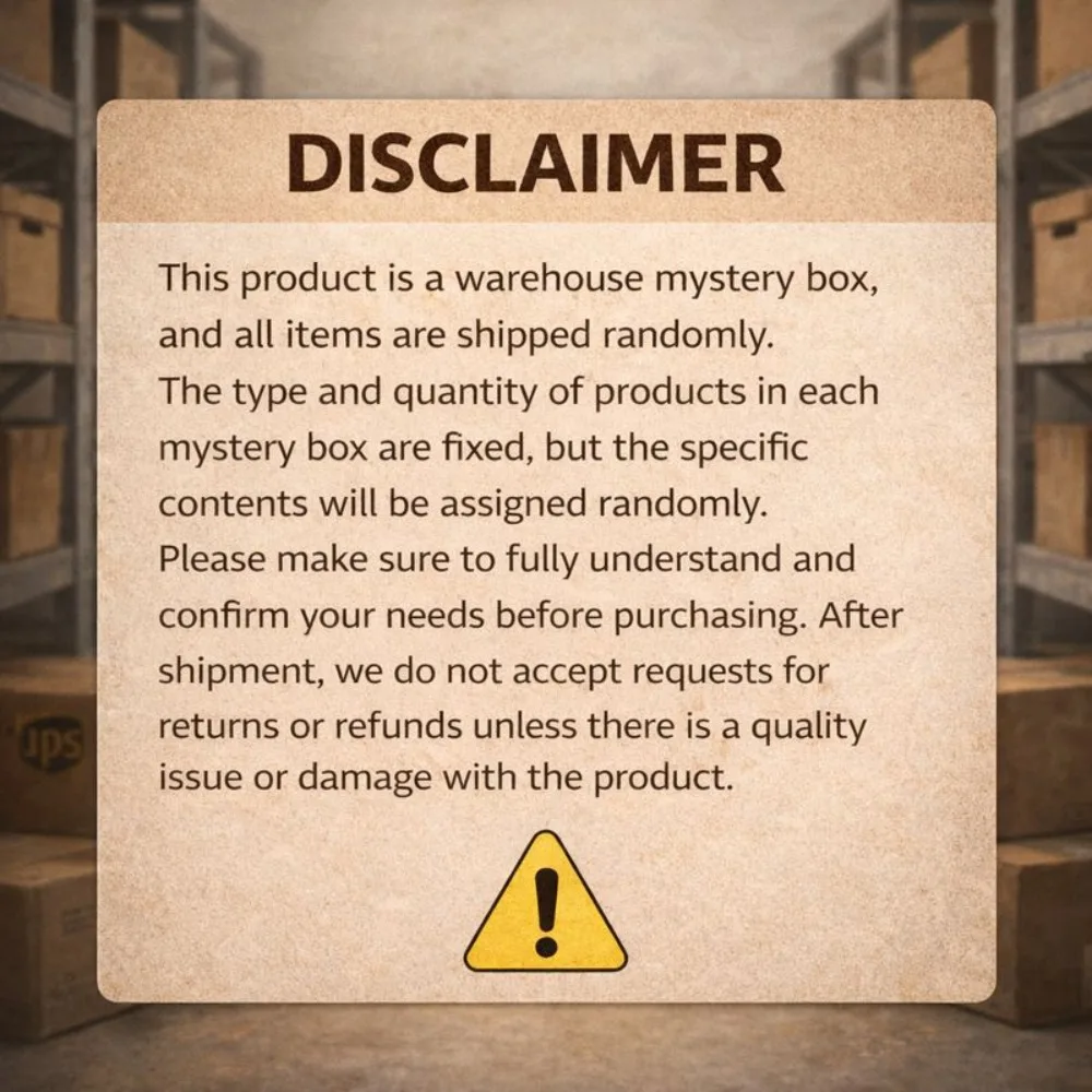 

Random Warehouse Blind Box – Practical & Essential Mystery Products, Fun Surprise for Collectors & Daily Use