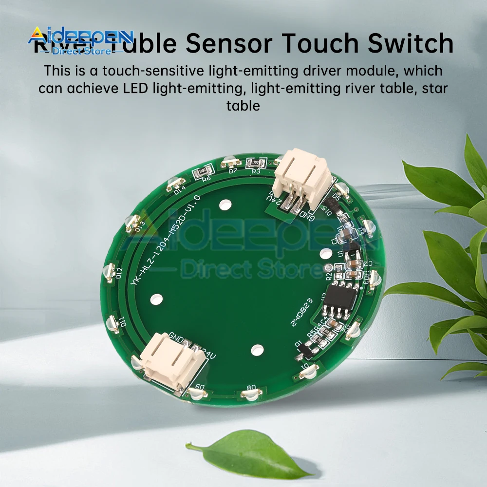 DC 24V 5A DIY Touch sensor switch Module River Table Blue LED Strip Circuit Board Lighting Table Circuit Board