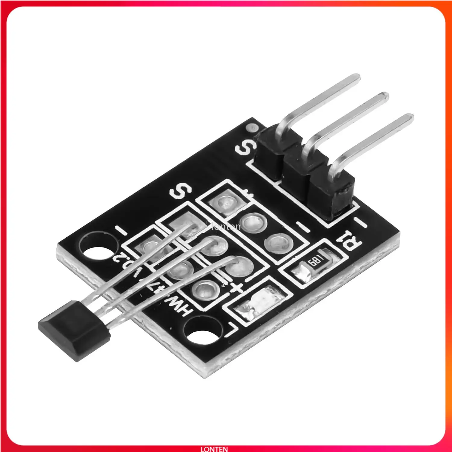 

DC 3.3V-5V KY-003 Hall Effect Sensor Module 3144E A3144 Hall Effect Magnetic Sensor(Pressure Sensors) LT-HG0202