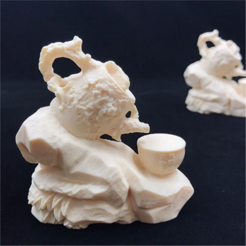 

Factory Direct Supply Ivory Nut Carved Teapot Playing with Hands Decoration Crafts Crafts Decoration Handle Pot Collection