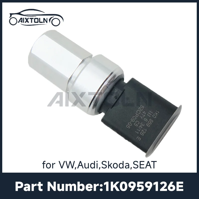 1K0959126E New Good Quality Air Conditioning Pressure Switch Sensor For VW Caddy Audi TT Skoda Octavia SEAT Altea 95561313703