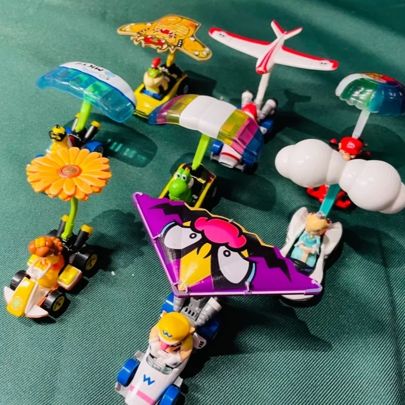 العجلات الساخنة لفيلم سوبر ماريو بروس كارت بلاي سيارة واريو لويجي سباك فان كوبا تروبا العلجوم دونكي كونغ يلقي نموذج سيارة لعبة #3