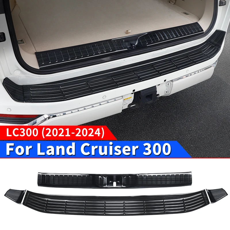 

2021 2022 2023 для Toyota Land Cruiser 300 LC300 FJ300, модификация порога, аксессуары для багажной двери, комплект защитной панели