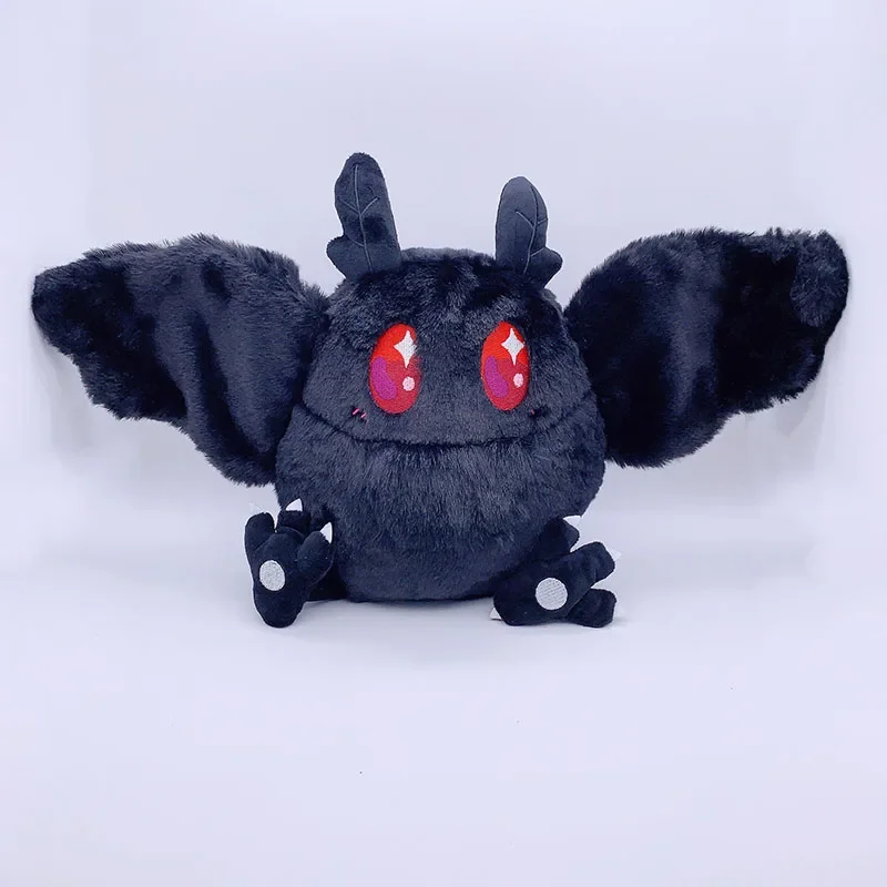 28cm New Horror Mothman Plush Doll Cute Anime Soft Stuffed Animal Peluches Mothman Plushies Birthday Christmas Gifts Collection