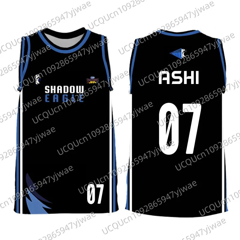 

2025 Shadow EAGLE JERSEY Gmmtv STARLYMPICS Summer Men's Women's Sports Vest Black Player Basketball Game Jersey Tank Tops
