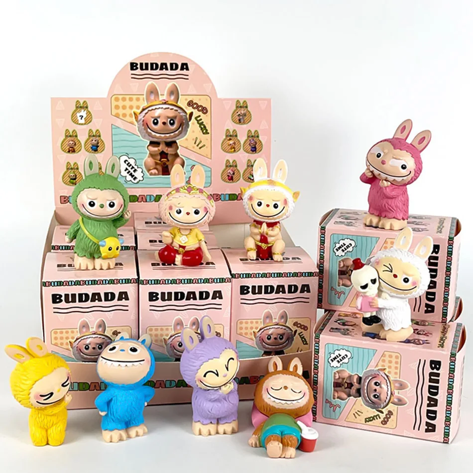 

Anime Labubu THE MONSTERS Blind box Mini Figurine Doll Collection Pvc Model Toys Cute Collection Desktop Decor Toy Holiday Gifts