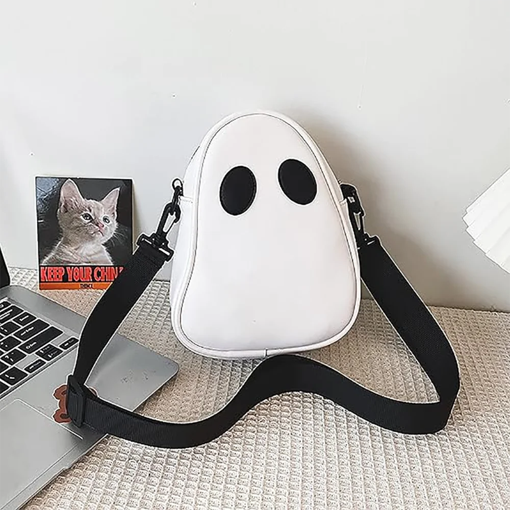 

Halloween Pumpkin Cute Ghost Purse Pu Leather Shoulder Bag For Girls Spooky Trick Or Treat for party supplies decoration favors