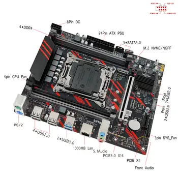 X99主機板套裝 LGA2011-3 英特爾至強 E5 2699V3 CPU處理器套裝 ECC DDR4 32GB (2*16GB) 記憶體 M.2 NVME M-ATX E5 2699 V3套裝 8 最佳銷售 至強 2699 - №2