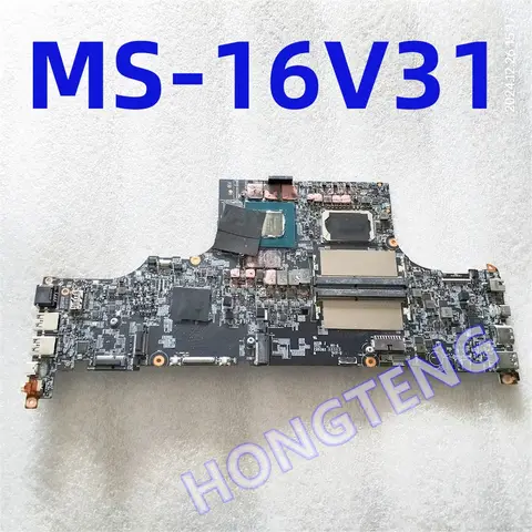 Original MS-16V31 MS-16V3 FOR MSI GS66 Stealth 10UE LAPTOP MOTHERBOARD WITH I7-10750H AND RTX3060M TEST OK