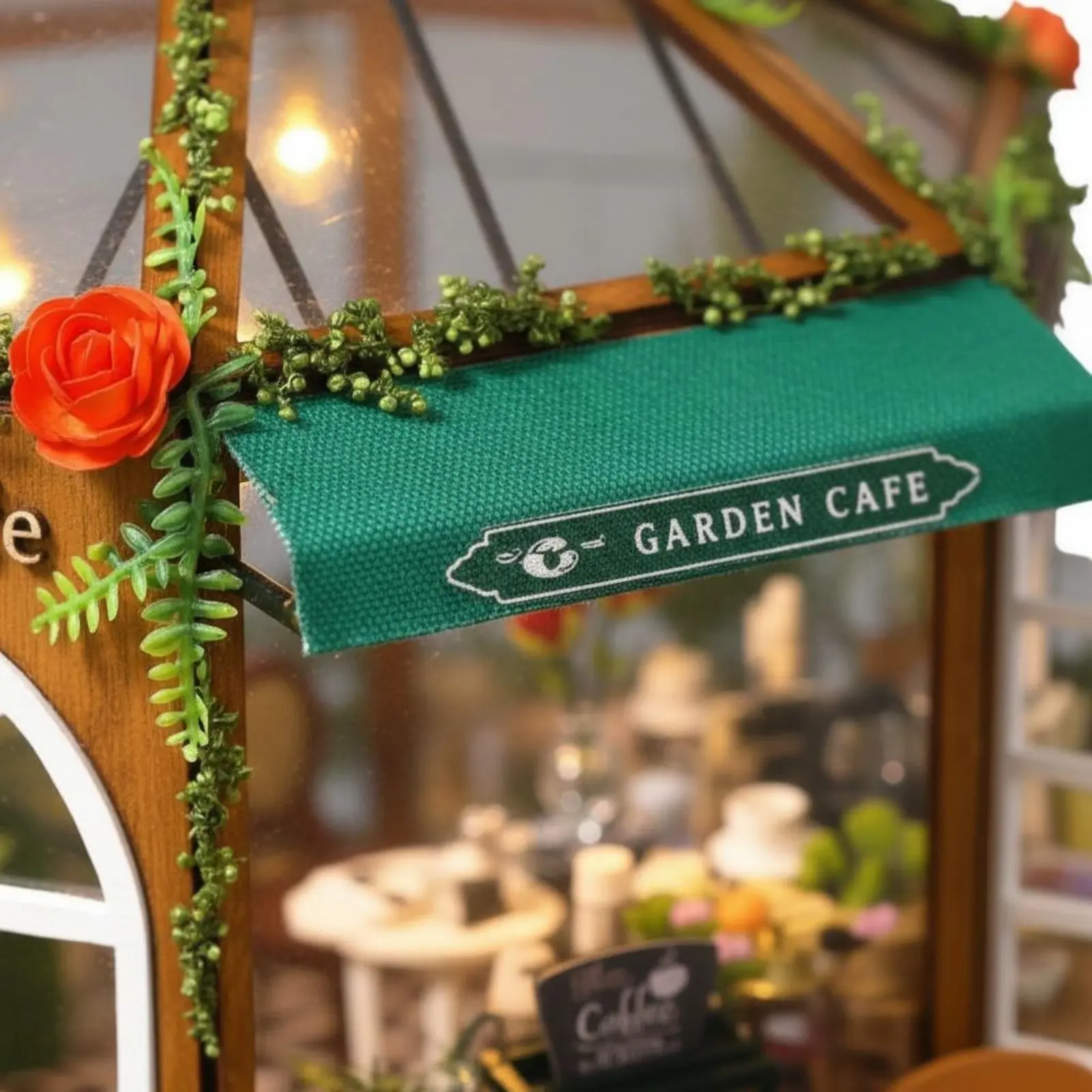 

Набор для сборки миниатюрной кофейни своими руками: реалистичный дизайн, модель кофейни, миниатюрный конструктор кафе, подходит для начинающих