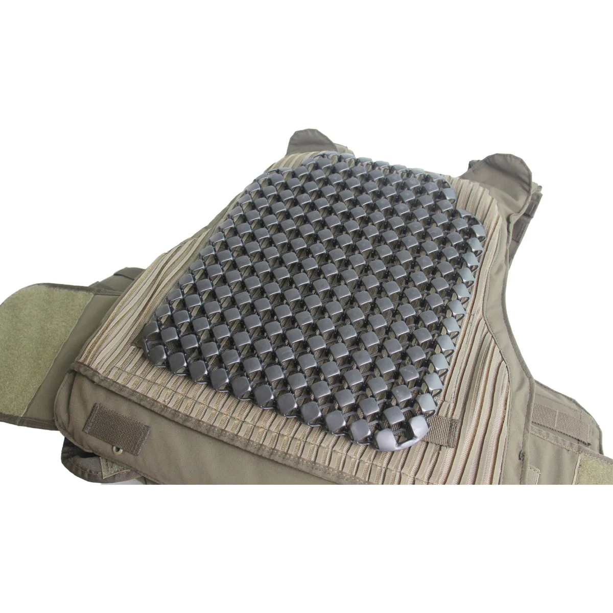 2pc /set Lightweight Cooling Pad Tactical Vest Pouch Carrying Gear Summer Porous Skeleton cushion 26*31.5cm