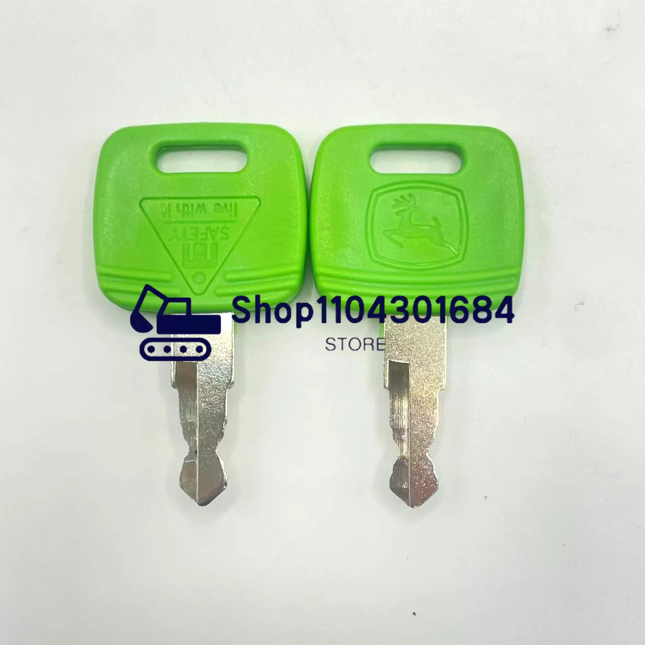 

2PCS Keys for John Deere Tractor Lgnition Keys OEM RE183935 RE43492 RE71557 Models 6010 6110 6210 6310 6410 6510 6610 6810 6910