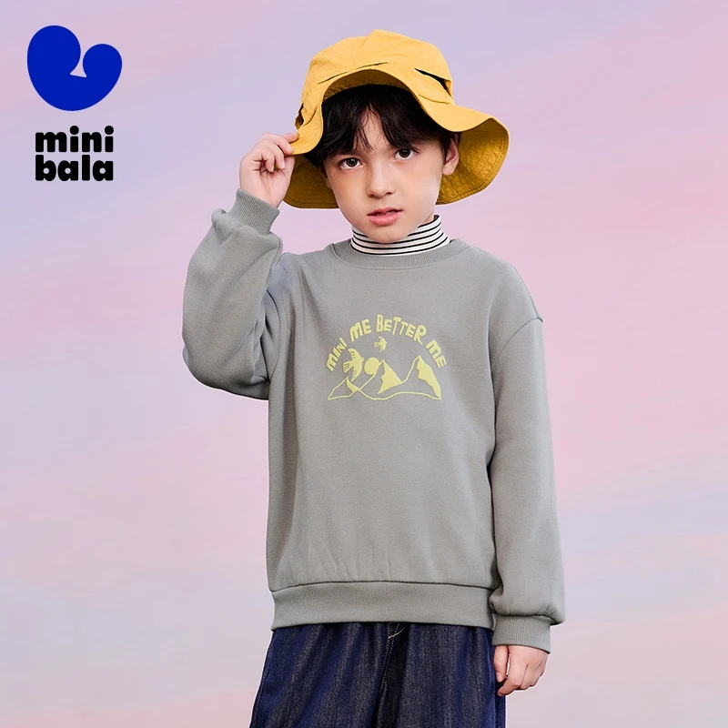 

Mini Bala Family Hoodie 2025 Зимний теплый антибактериальный уличный флисовый пуловер