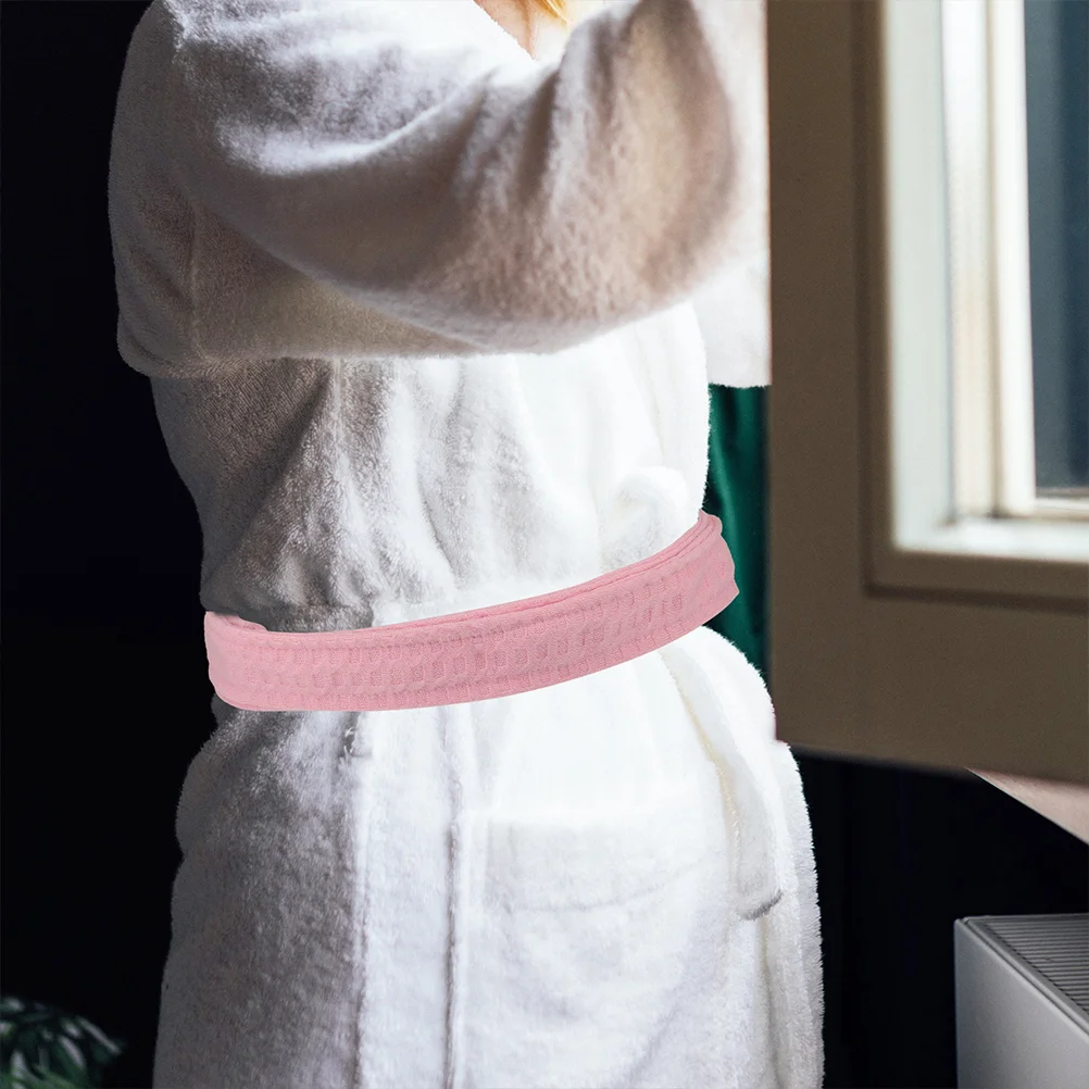 2 Pcs Bathrobe Belt for Hotel Soft Replacement Waist Belts Replaceable Part Accessories Tie