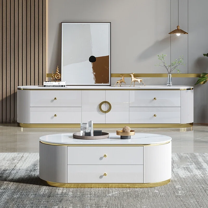Meubles de télévision de Style moderne, Console de Table lumineuse, meuble de télévision de luxe, Armoires de classe, meubles de salon pour la maison