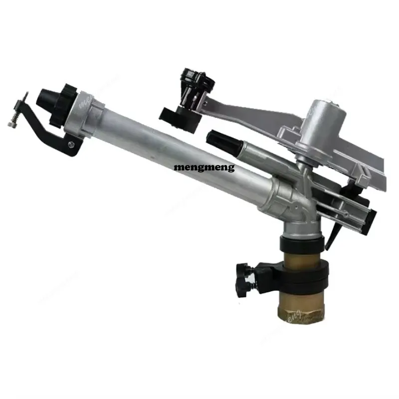 

Металлический дождевой пистолет на большие расстояния с регулируемым поворотным рычагом и насадками для сельскохозяйственной садовой теплицы и контроля пыли