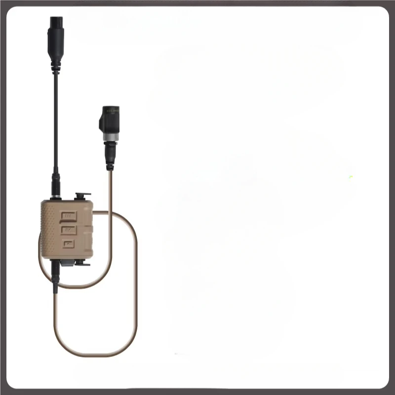 V60 Multi functional Dual channel Tactical Earphones PTT prc148 152 Interphone PTT