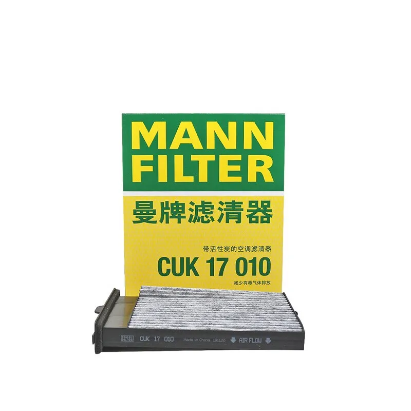 MANNFILTER CUK17010 Cabin Air Filter For NISSAN Sylphy 1.6L 2.0L Tiida Yida 1.6L Livina 1.6 1.8 Geniss 1.8 Qida 1.6L 27891ED50A