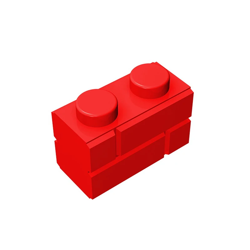 Gobricks GDS-631 Profile brick 1x2 single gro. compatible with lego 98283 children's toys Assembles Building Blocks Technical