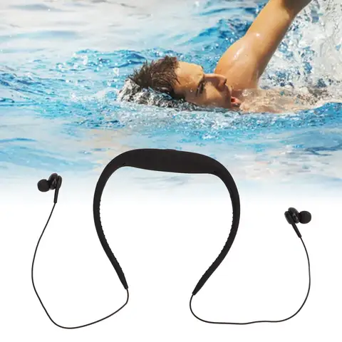 FM Radio Music Player IPX8 Waterproof Swimming Headphone MP3 Music Player FM Radio Music Player for Watersports MP3 Music Player