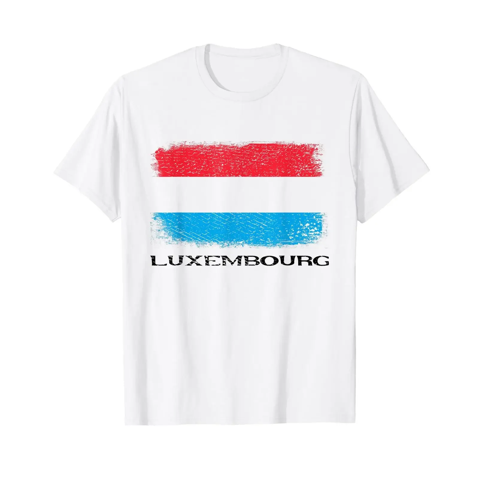 Camiseta de viaje con bandera de Luxemburgo, Benelux, Europa, estilo vintage, unisex, ligeramente transpirable, informal, cómoda, estilo streetwear