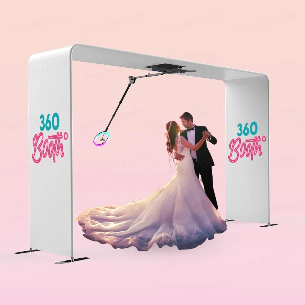 360 photo booth rotating video machine automatic photobooth 360 photo booth round 360 degree party phone iPad camera photobooth