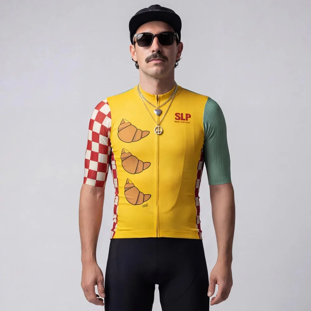 

Slopline Cycling Clothes Summer Breathable Men's Short Sleeve Bicycle Jersey Lightweight Cool Road Bike MTB Cycling Wear 2026