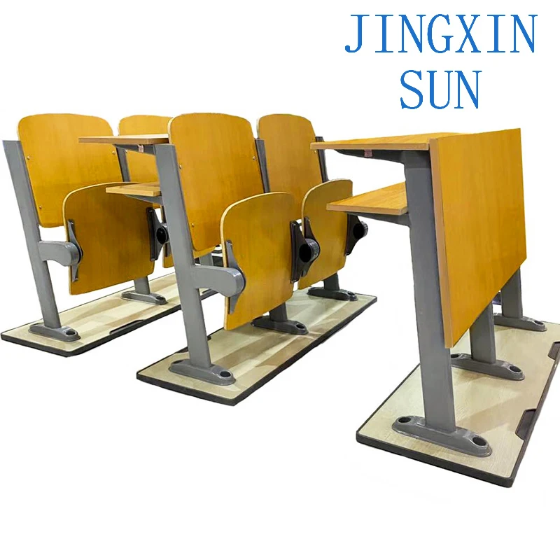 School Ladder Classroom Row Chair University Siamese Desks and Chairs Conference Auditorium Seats Multimedia Fixed Stool
