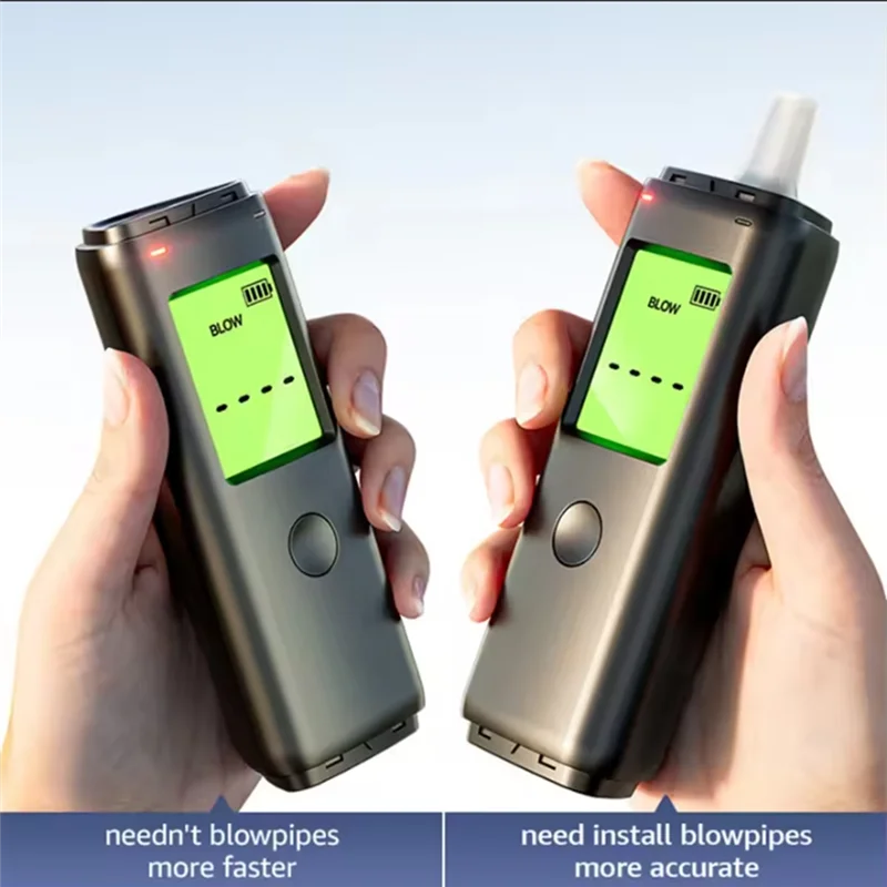 

A26F-Alcohol Tester Professional High Accuracy Digital Display Professional Breath Alcohol Tester Breath Tester Tool