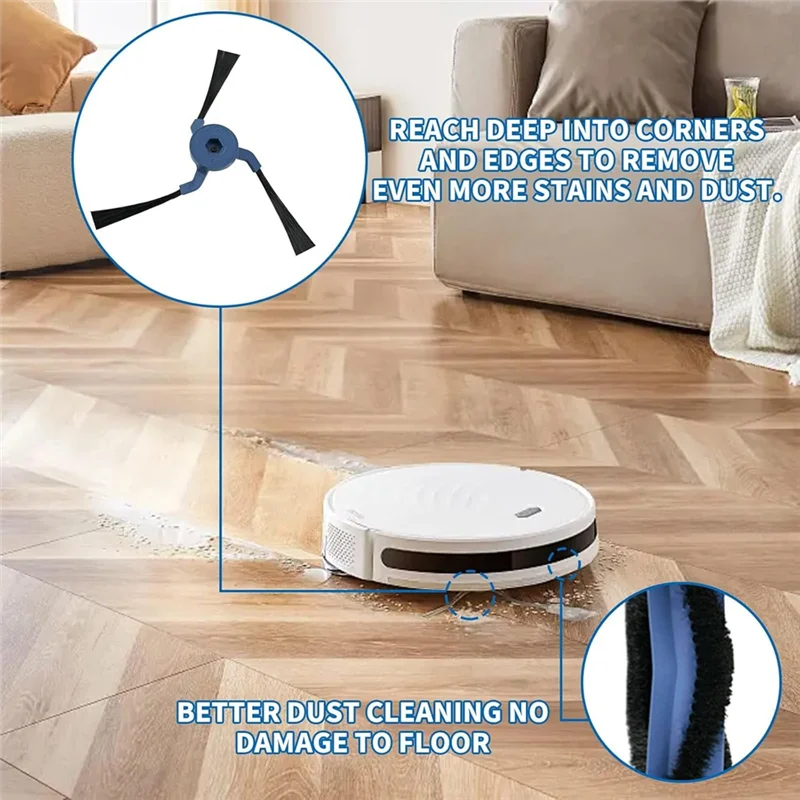 A74G-For Eufy X10 Pro Omni مجموعة ملحقات-قطع غيار للمكنسة الكهربائية الروبوتية