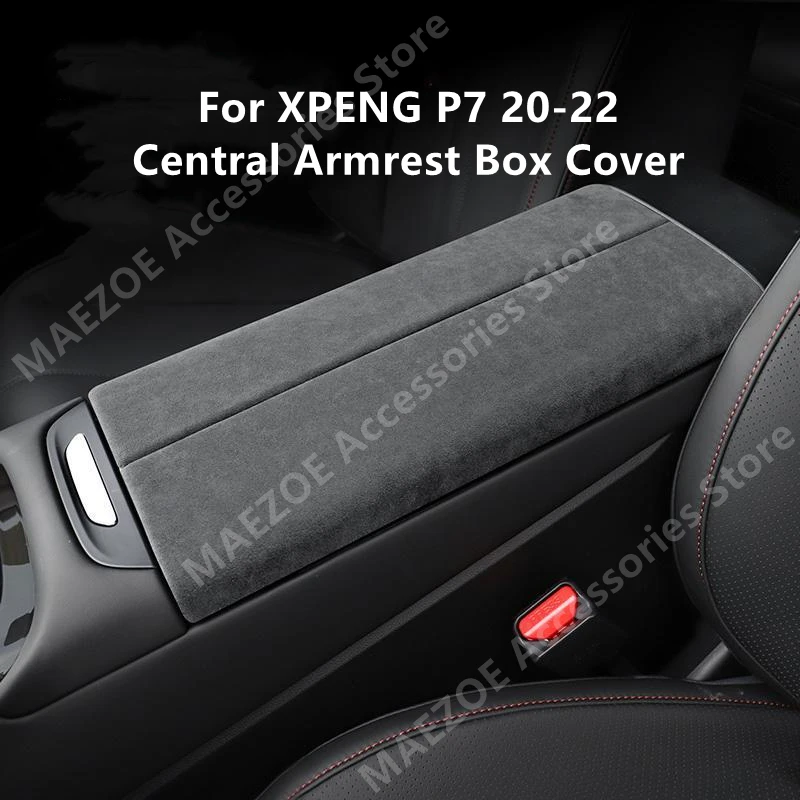 

For XPENG P7 20-22 Central Armrest Box Cover,Car Interior Decoration Modification Accessories Refit