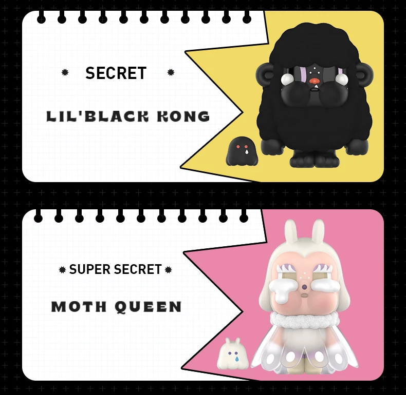POP MART CRYBABY Monster Tears Series Caixa Misteriosa 1PC/12PCS