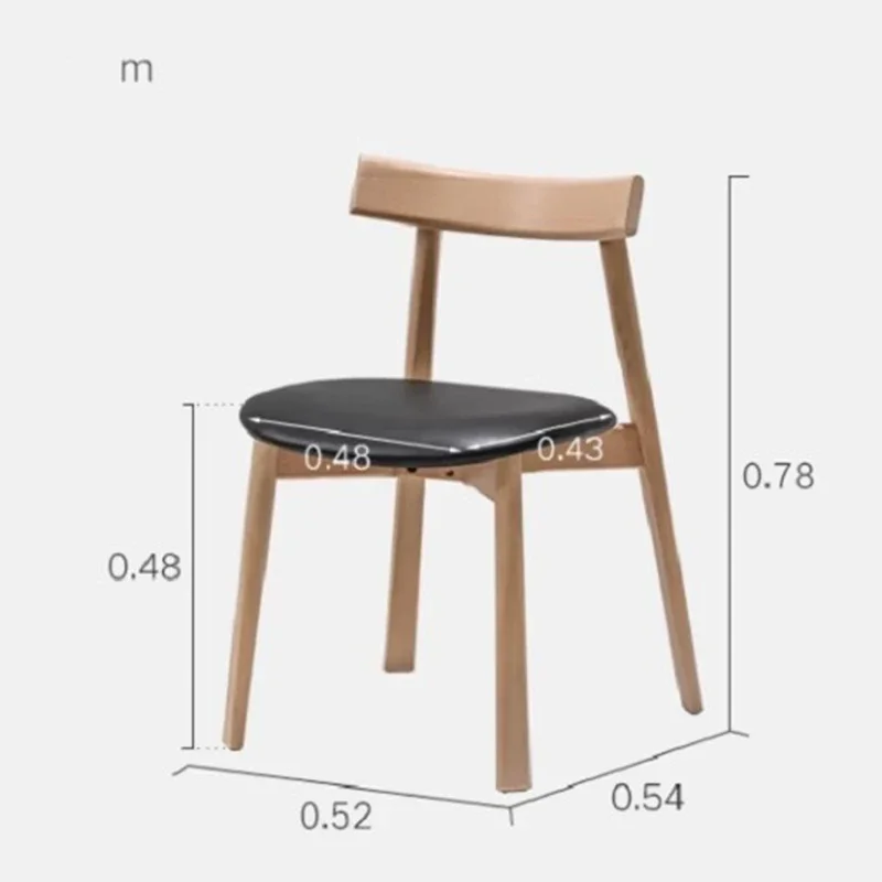 كراسي طعام سوداء شمالية ، وسادة خشبية مريحة ، صالة ، كرسي ألعاب ، صالون ، مكتبة متنقلة ، أثاث Cadeiras De Jantar