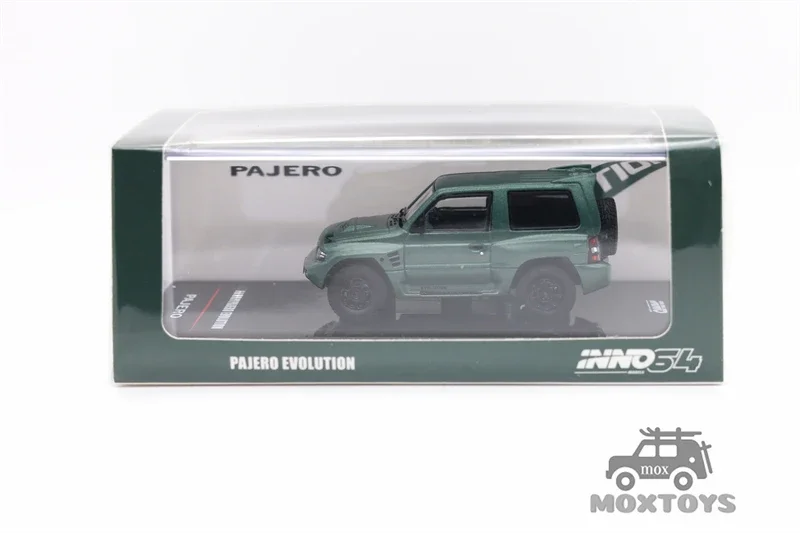 INNO64 1:64 PAJERO EVO Satin Green IN64-EVOP-SGRE Model samochodu
