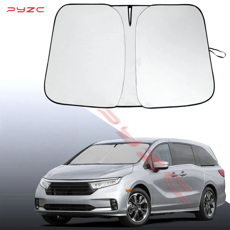 

Custom Windshield Sun Shade for Honda Odyssey LX EX EX-L 2018-2025 Window Sunshade Sun Visor Protector Foldable Blocks UV Rays