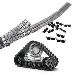 Metal 1/35 US M1A2 Abrams Tank Metal Track Links w/Brass Pins for Meng/Ryefiled Model DIY hobby toys SX35013