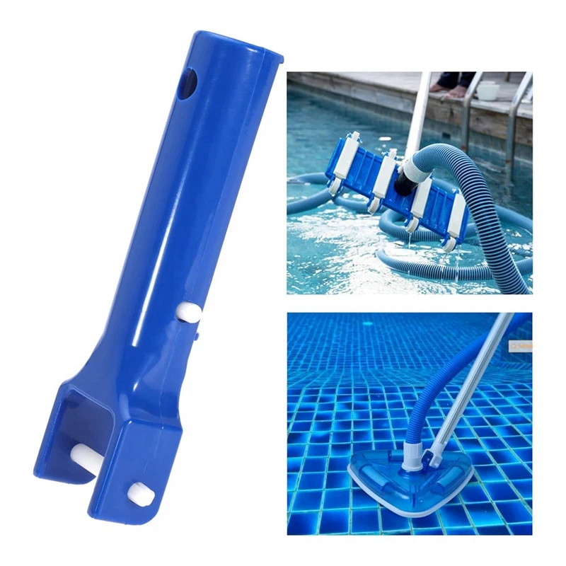 2 Pcs Pool Vacuum Head Handle With 4 Pcs Butterfly V-Clips And Pins Fits For Pool Spa Vacuum Head