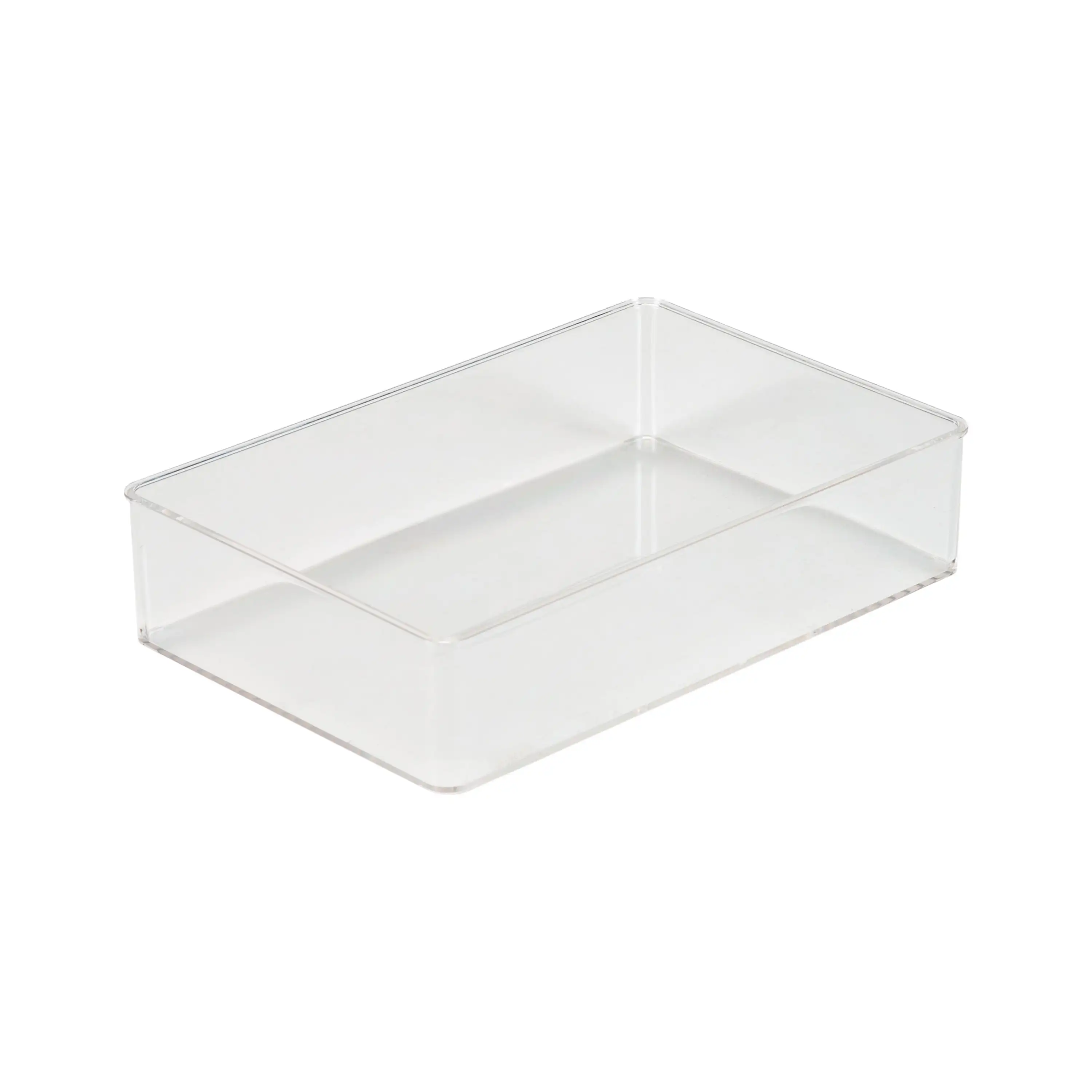 

Small 9" Length x 6" Width Rectangular Drawer Organizer, Clear
