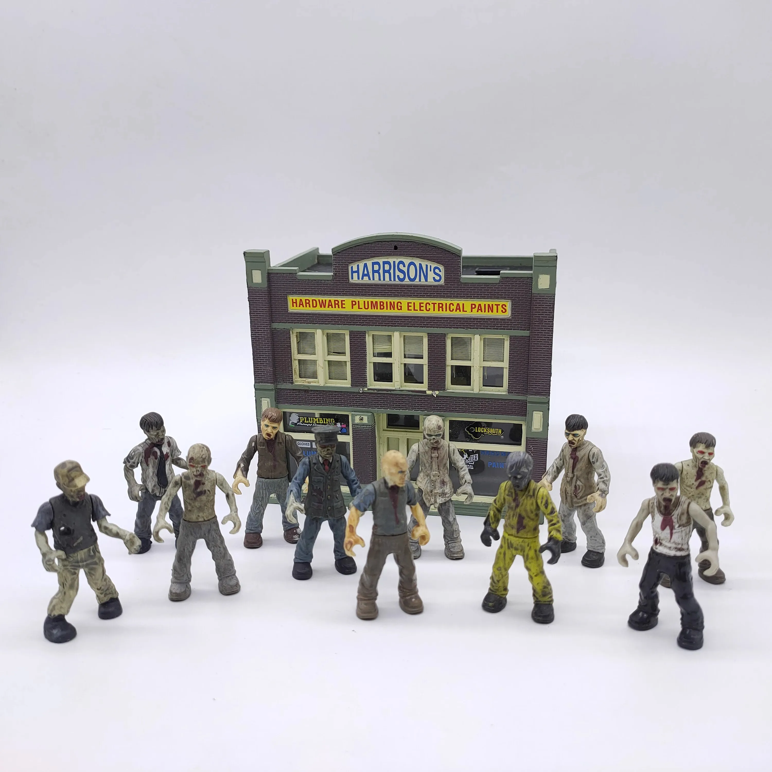 original high quality  gift for boy collection toy huanlego bloks scene diy call for duty construx megas zombie series