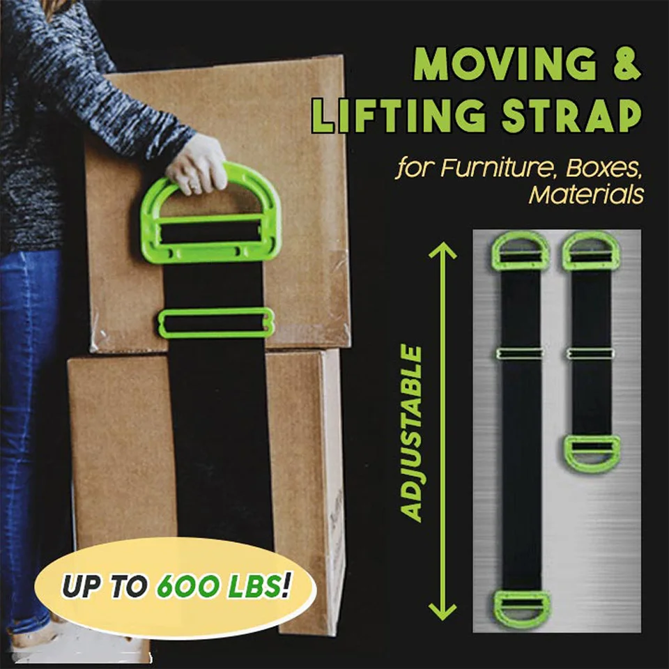 Move House Tool Straps Wrist Forearm Forklift Lifting Moving Straps for Carrying Furniture Transport Belt Rope Heavy Cord Tools