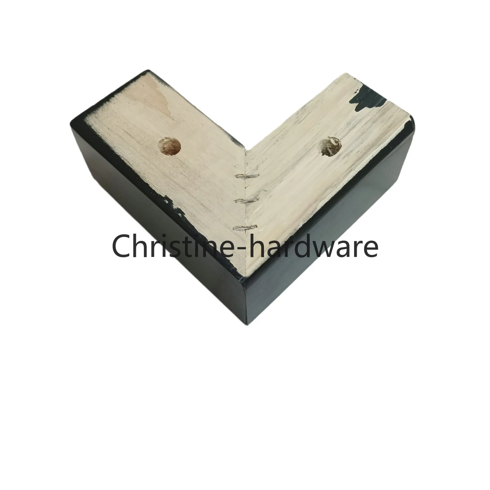 Solid Wood Legs for Furniture, L-Shaped Bed Risers, Furniture Legs for Sofa Couch Dresser Cabinet Table