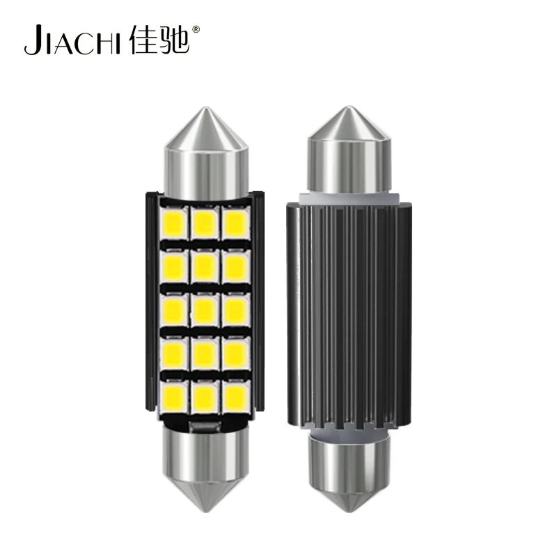 

JIACHI Factory Super Bright 100PCS Interior Dome Lamp Canbus C5W C10W 41MM 42MM Led Festoon Bulbs Light Error Free 2835 LED Chip