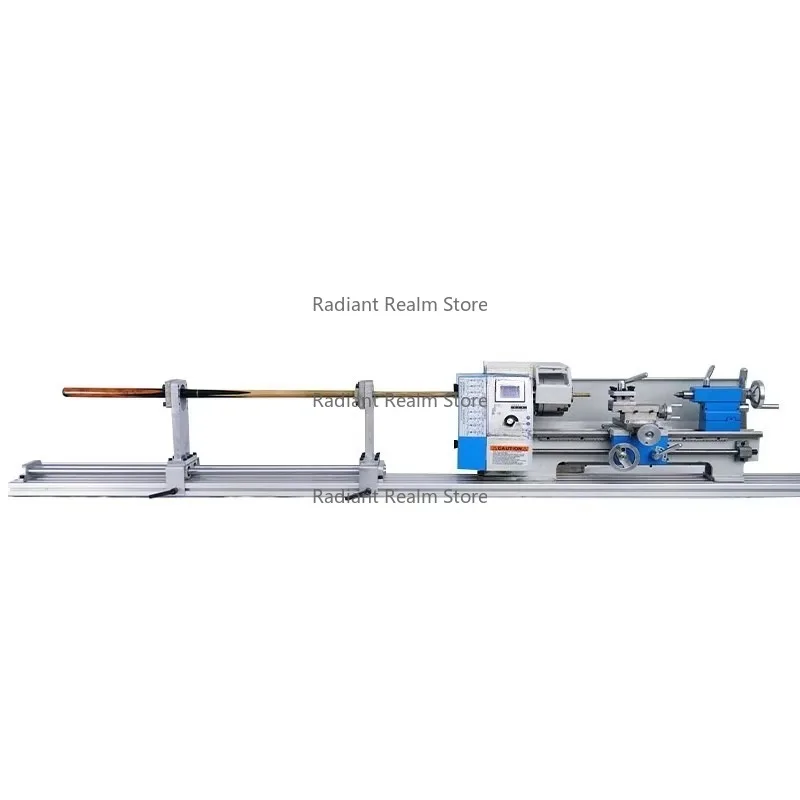 

TC210 Pool Cue Lathe Machine Billiard Cue Repair Machine Manual Metal Lathe Machine with Alu Alloy Extension Bed