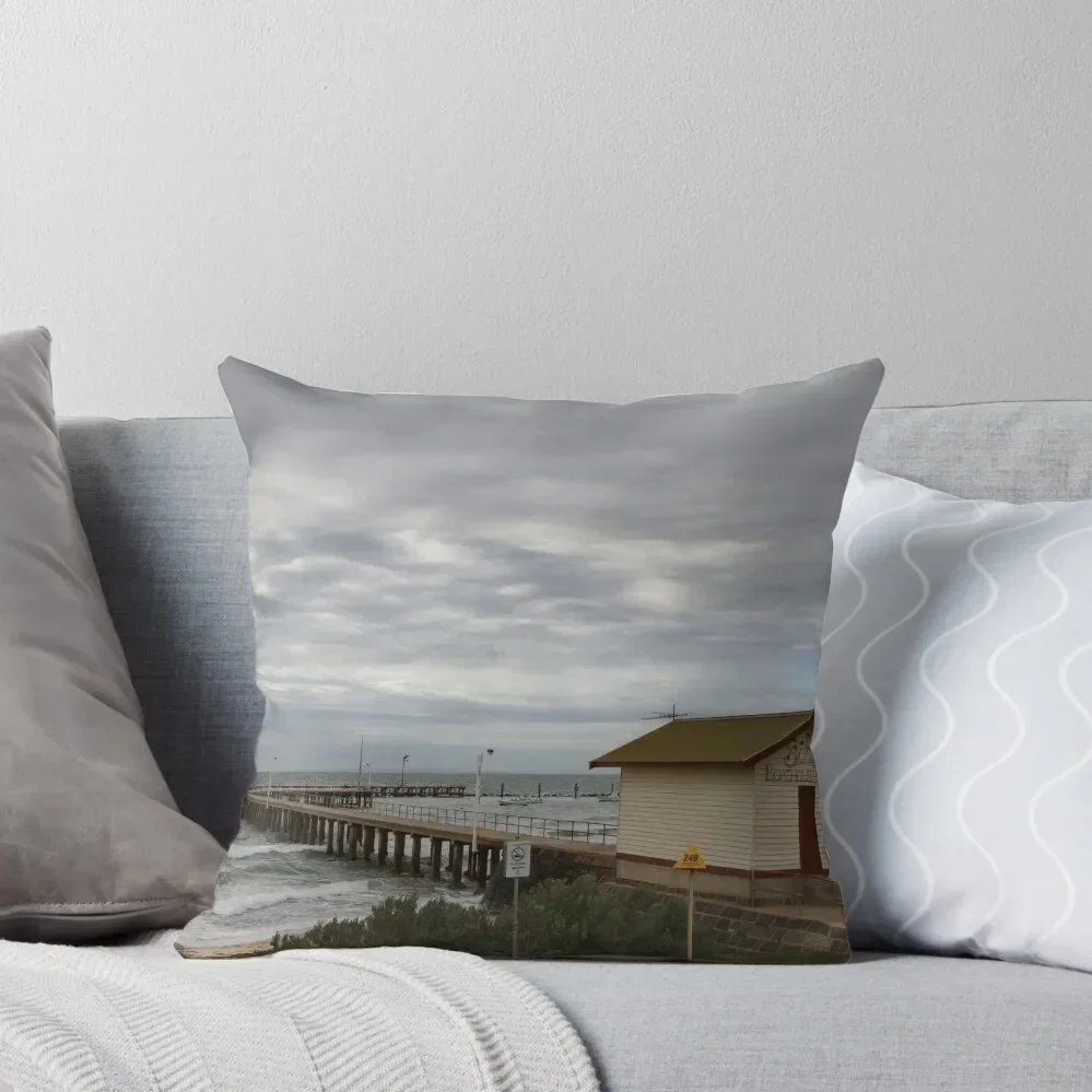 St Leonards Pier - Bellarine Peninsula Throw Pillow ornamental pillows for living room Pillowcases For Pillows pillow