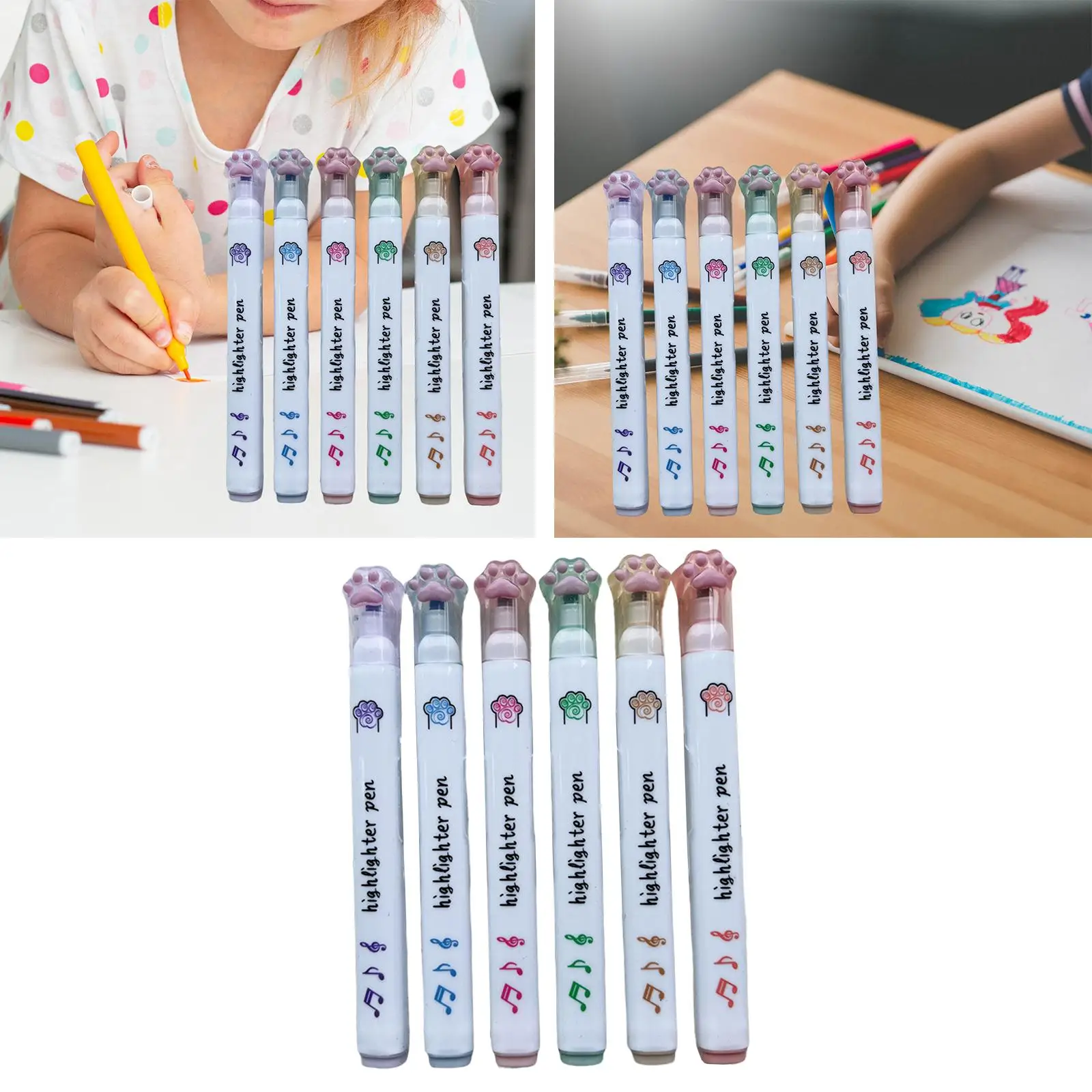 2-6 шт./упаковка, маркеры для детей и взрослых